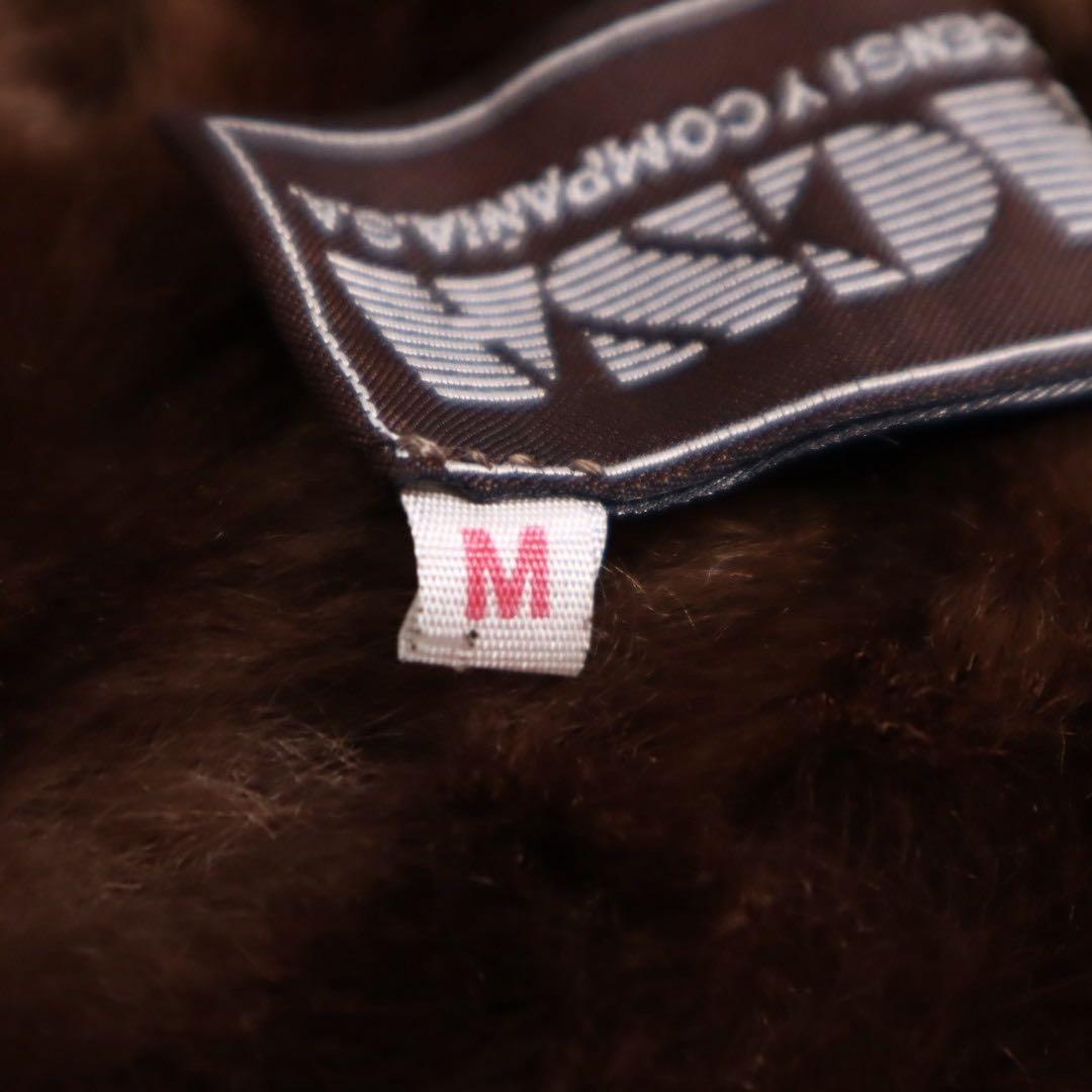 Vintage y2k spain製 ムートン 毛皮 レザー ファーコート