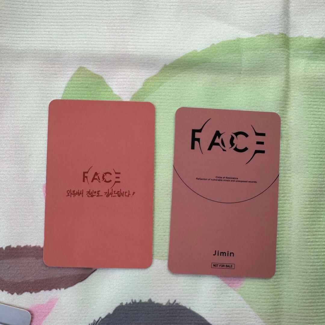 BTS FACE ラキドロ トレカ ジミン JIMIN 2枚