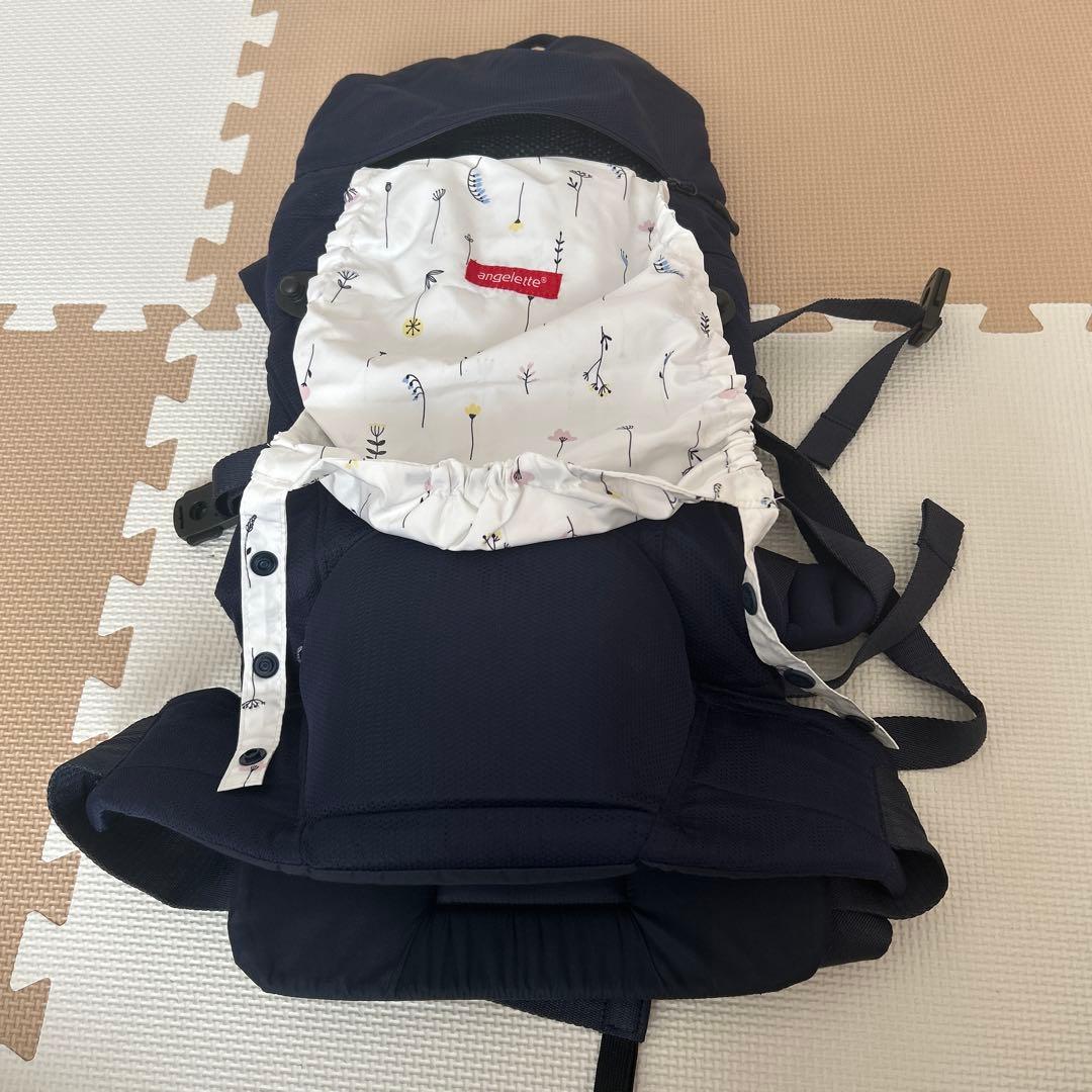 アンジェレッテ　抱っこ紐　ベビーキャリアオン