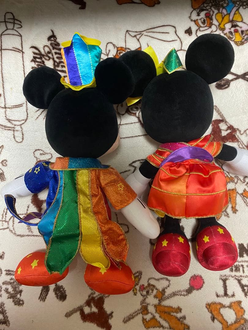 おまけ付き ディズニー ミッキー ミニー 40周年 コスチューム ぬいぐるみ