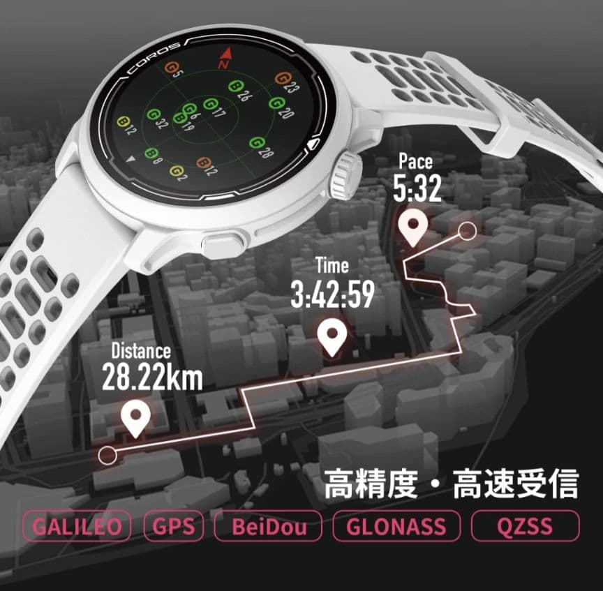 ゆ*ゃ様 COROS PACE 2 ホワイト GPSスポーツウォッチ