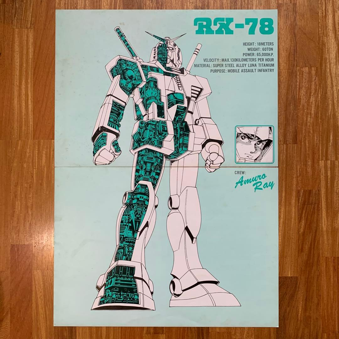 【激レア‼️未使用品‼️】 機動戦士ガンダム　販促ポスター　ペプシ　全４種