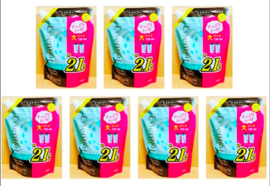 エッセンシャル　さらさら　速乾　シャンプー　コンディショナー