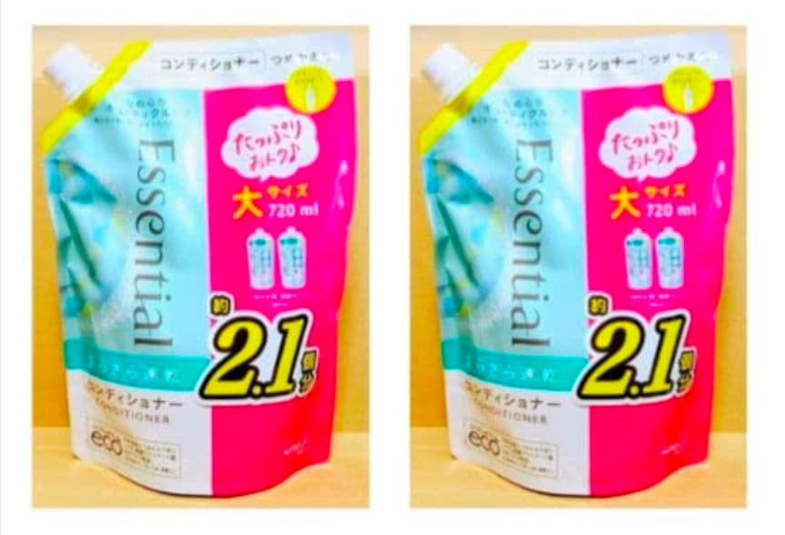 エッセンシャル　さらさら　速乾　シャンプー　コンディショナー