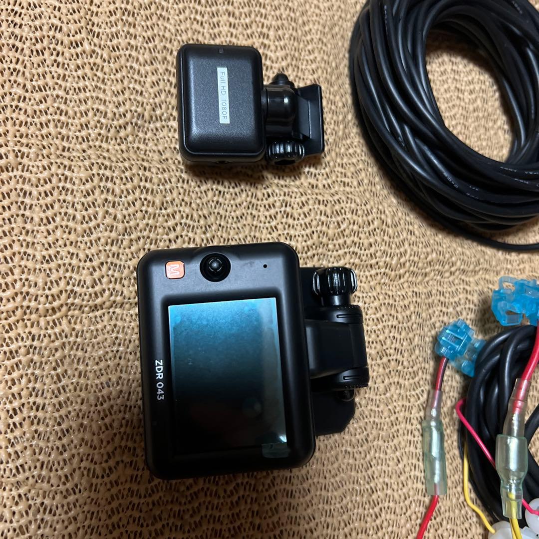 ドライブレコーダー ZDR043 HD 前後カメラ