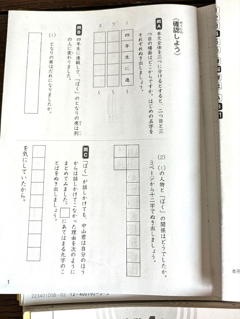 デイリーサピックス　4年生 　国語　B教材セット 通常レッスン　1年分　処理済