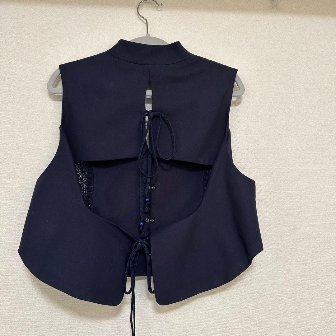 こちらは即日発送　マメクロゴウチ　トップス　コットンベスト　値下げ不可