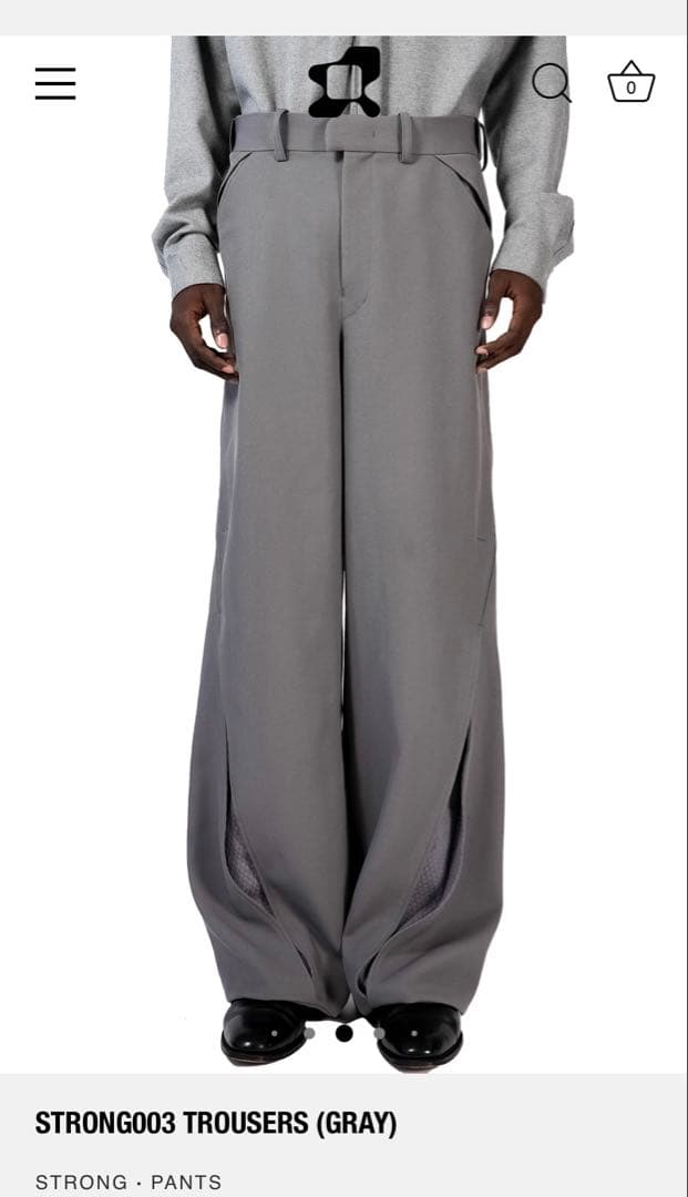 パンツ STRONG 003 TROUSERS (GRAY) OURS 46