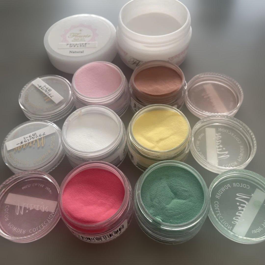 スカルプチュアネイルブラシ（ブラシ・カラー粉）