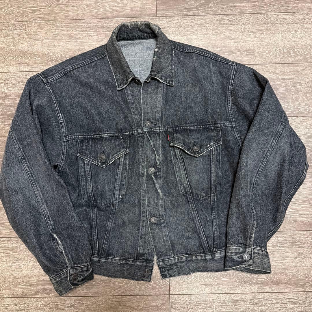 H BEAUTYT&YOUTH ブラックデニムジャケット small