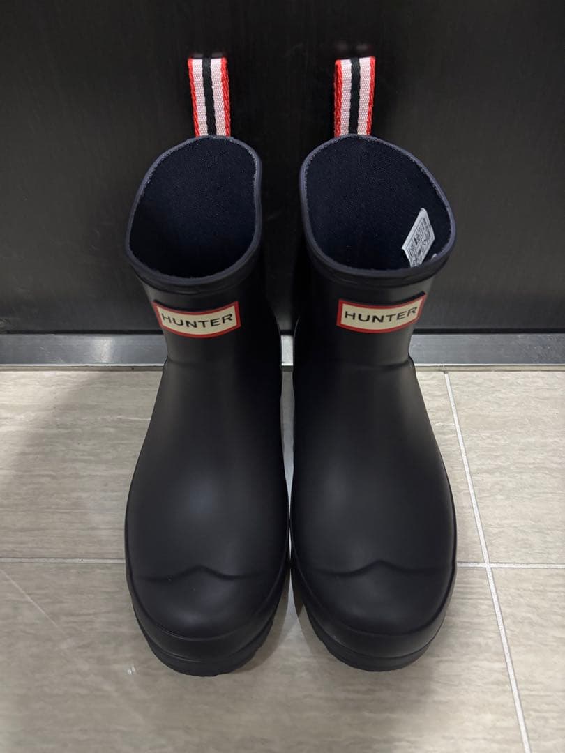 HUNTER ハンター ショートブーツ レインブーツ 23cm ブラック