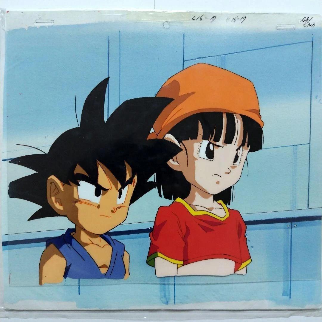 ドラゴンボール セル画 悟空とパン