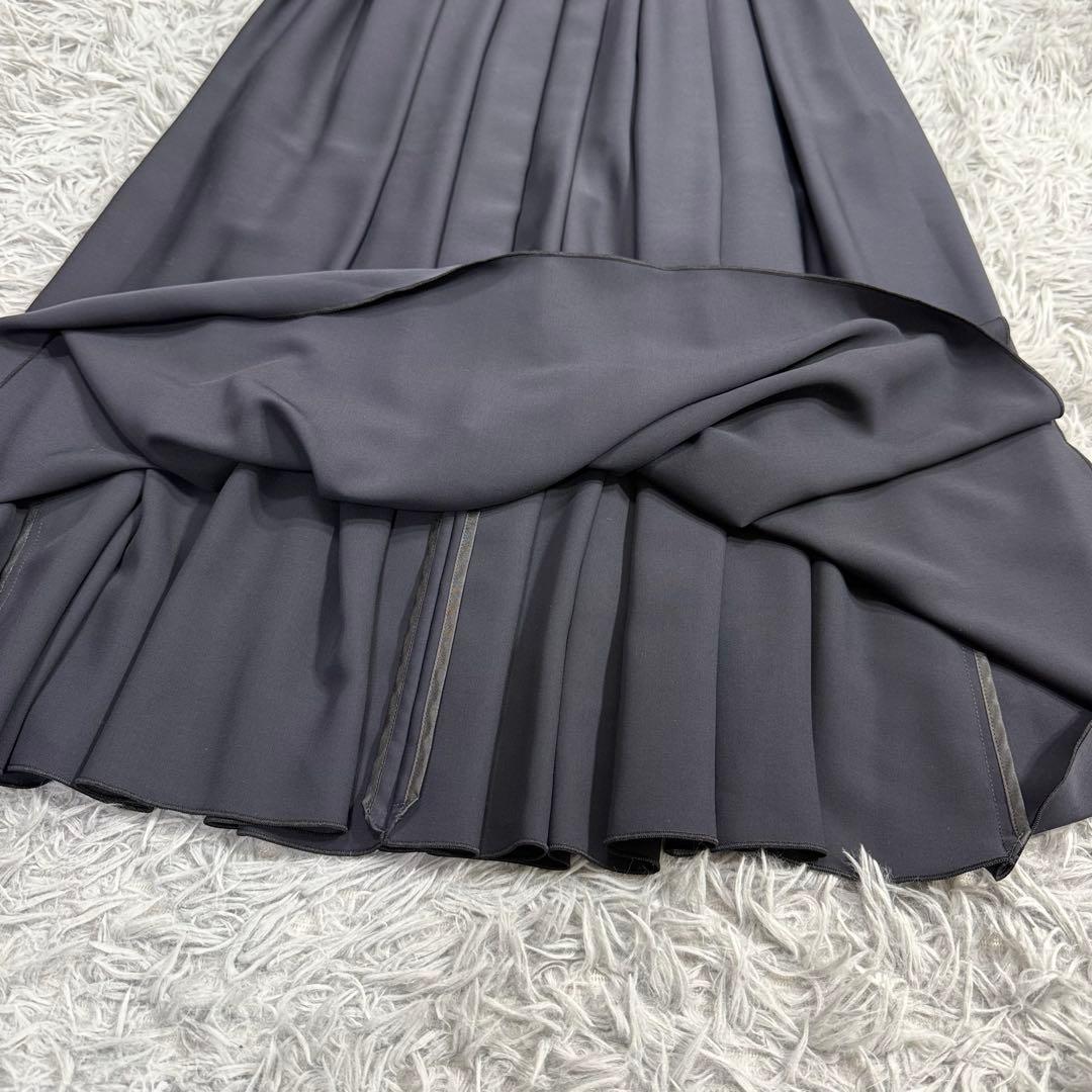 極美品✨フォクシー デイジーリン プリーツフレアドレス ミッドナイト 8.7万