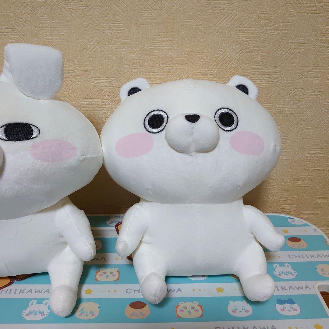 ヨッシースタンプ ましゅもっちぬいぐるみ 全2種 うさぎ100% くま100%