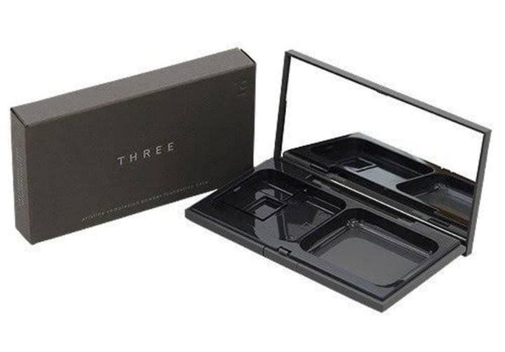THREE メーキャップベース&ファンデーションケース&チークカラー
