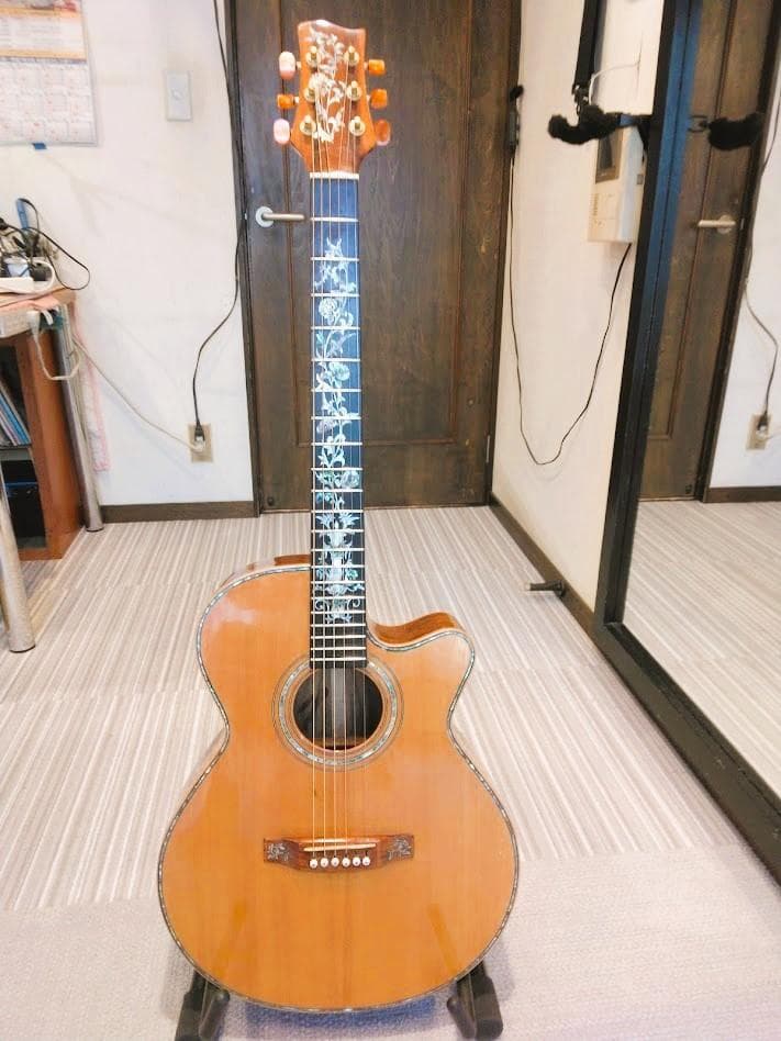 サ*ノ様 サムズ工房インレイカッタウエイギター　オール単板