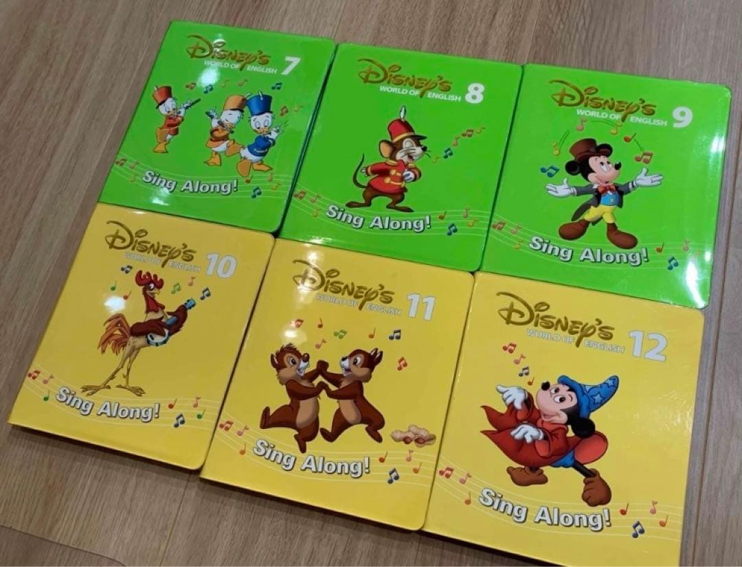 新子役　　DWE ディズニー英語システム シングアロング DVD 12枚