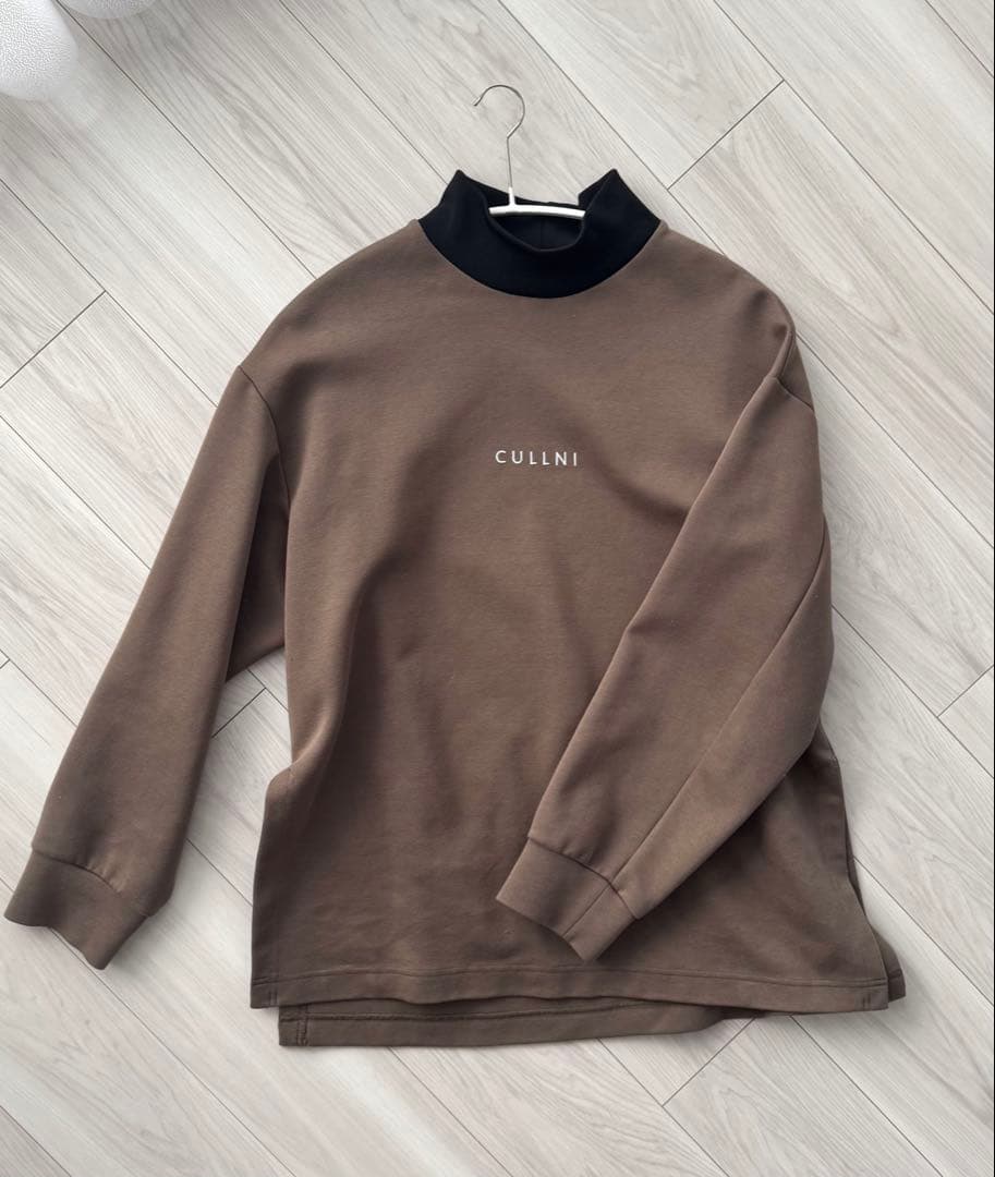 CULLNI 20AW 別注 モックネックプルオーバー