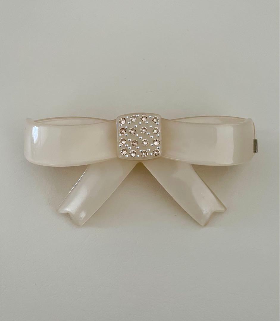 アレクサンドルドゥパリALEXANDRE DE PARISリボン型ヘアクリップ