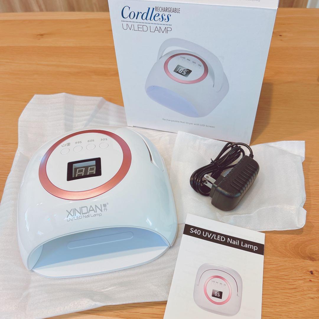 LEDネイルランプ ワイヤレスネイル ドライヤー 72W UV