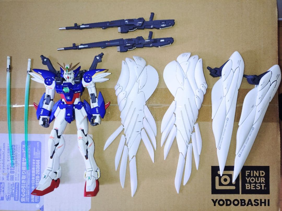 MGウイングガンダムゼロＥＷ版　塗装済み完成品 2体 ガンプラまとめ売り