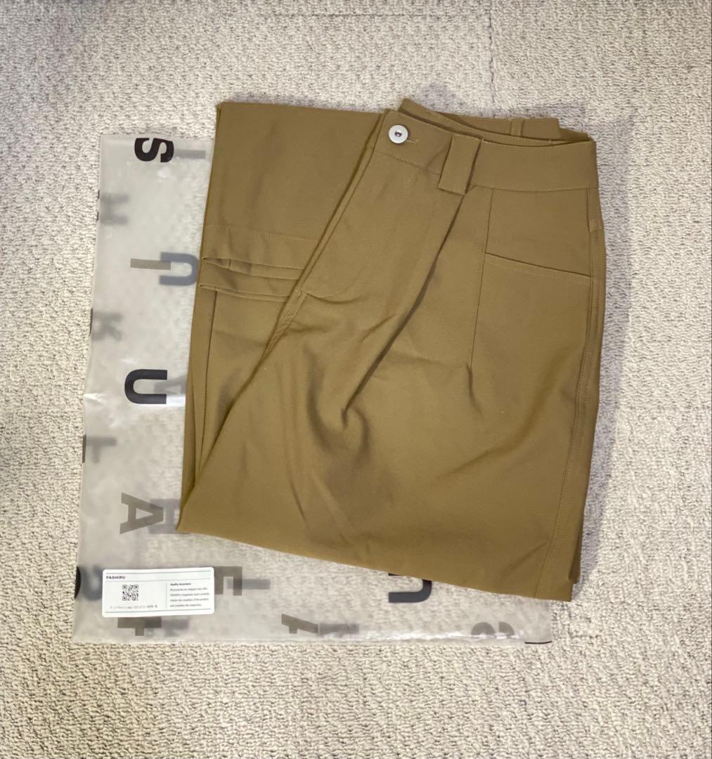未使用 FASHIRU wide chino slacks Mサイズ