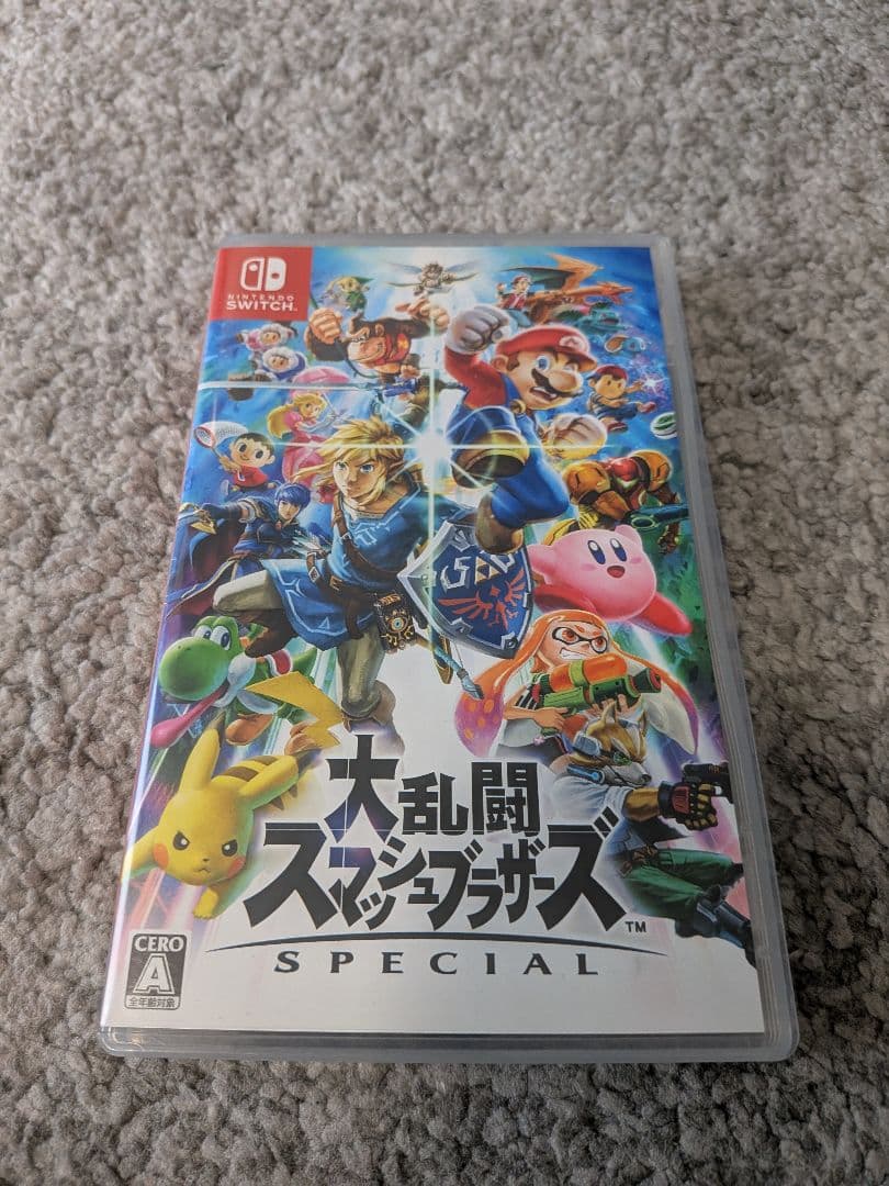 Nintendo Switch 本体 グレー　スマブラSP付き