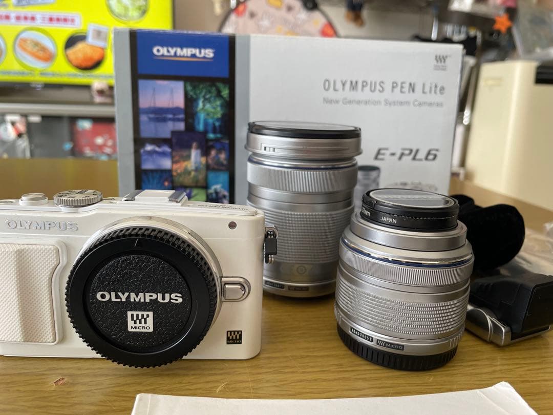 OLYMPUS PEN Lite E-PL6 レンズ2本付き