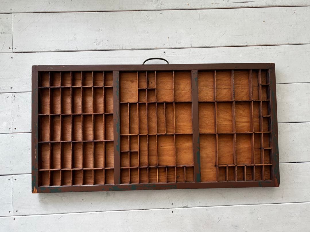 プリンタートレイ/アンティーク/木製トレイ大きめ