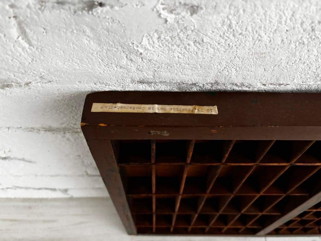 プリンタートレイ/アンティーク/木製トレイ大きめ