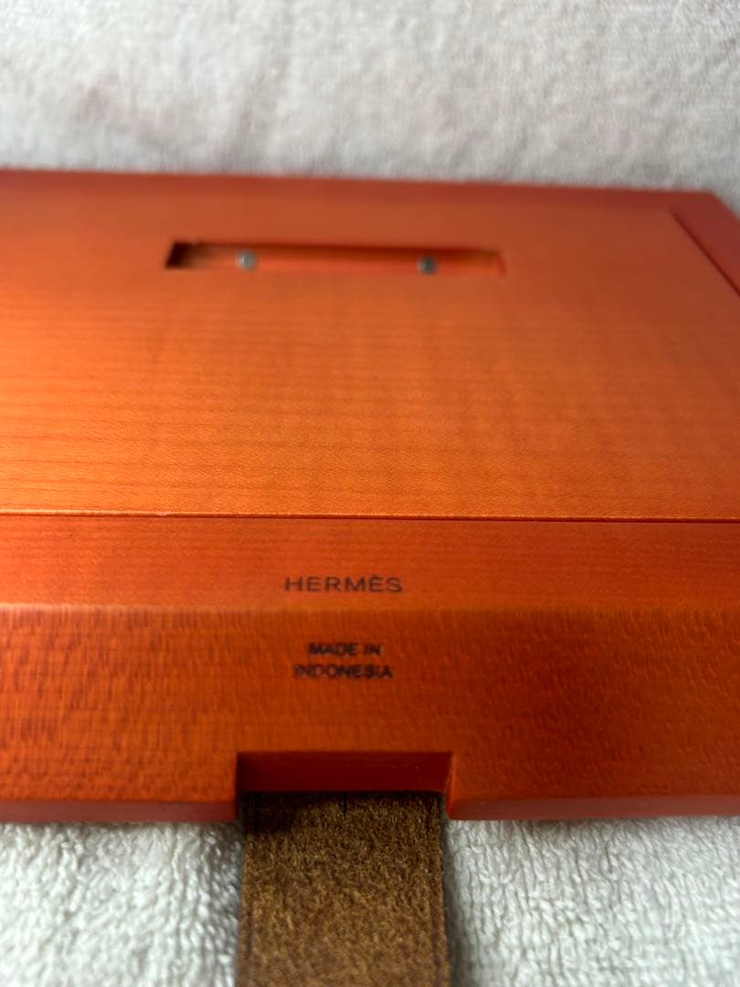 【希少】HERMES エルメス　木製 フォトフレーム