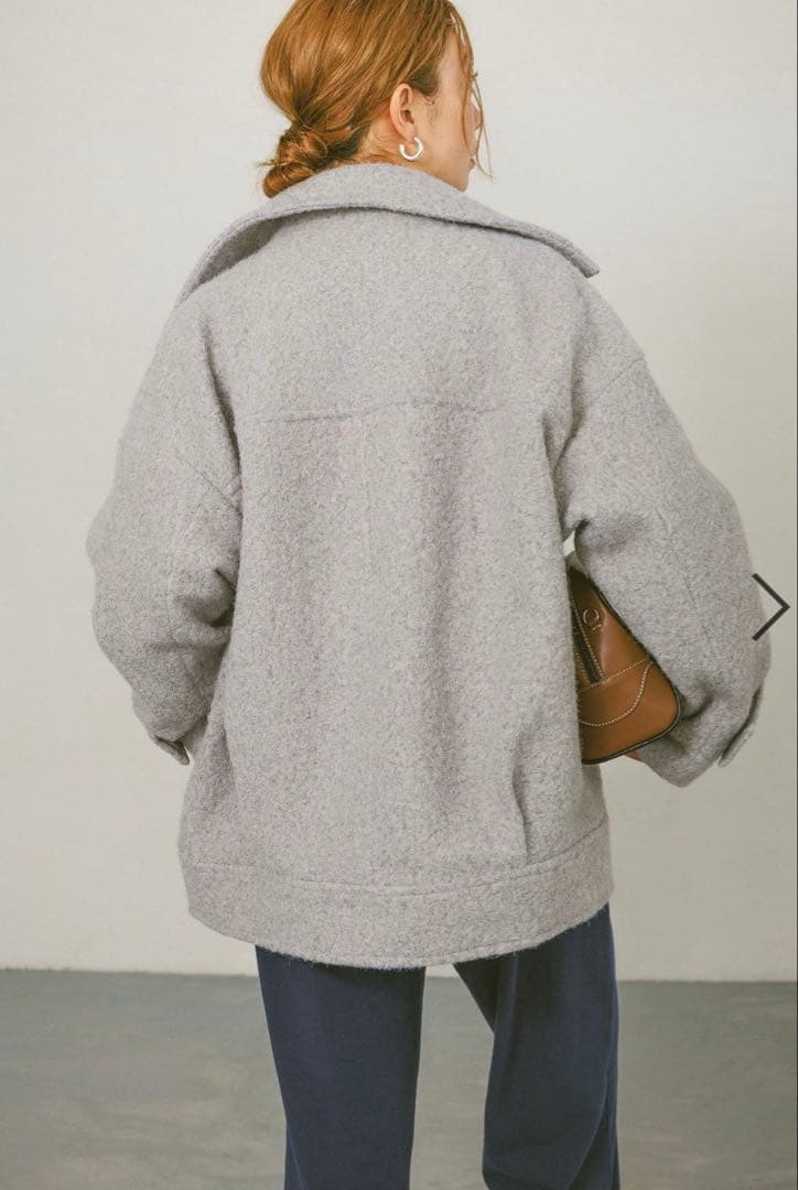 新作新品BAYFLOW ウーリーライダースコート