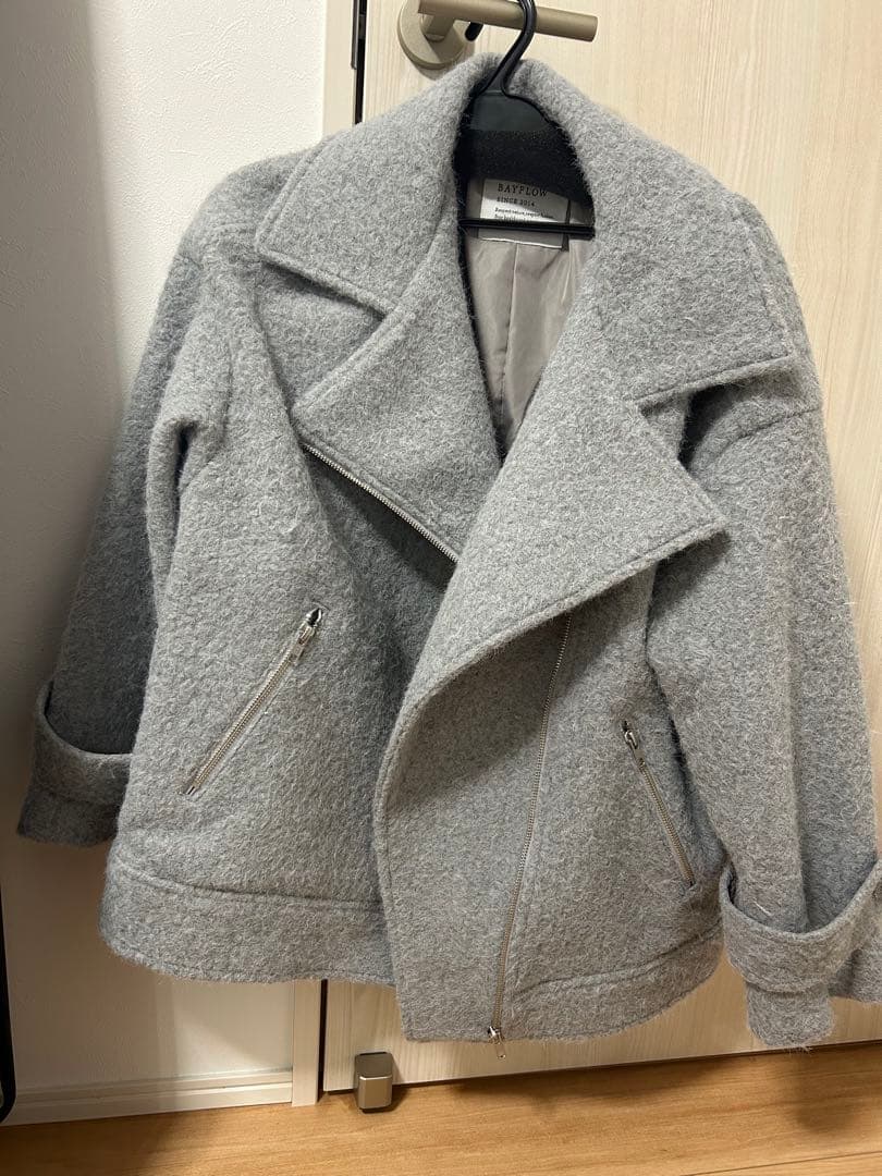 新作新品BAYFLOW ウーリーライダースコート