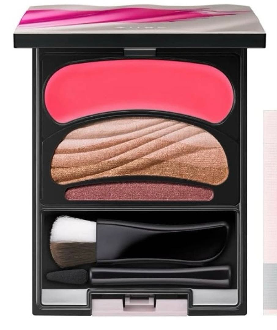 【新品未開封】オーブ ブラシひと塗りシャドN 15 レッド系 グラデーション