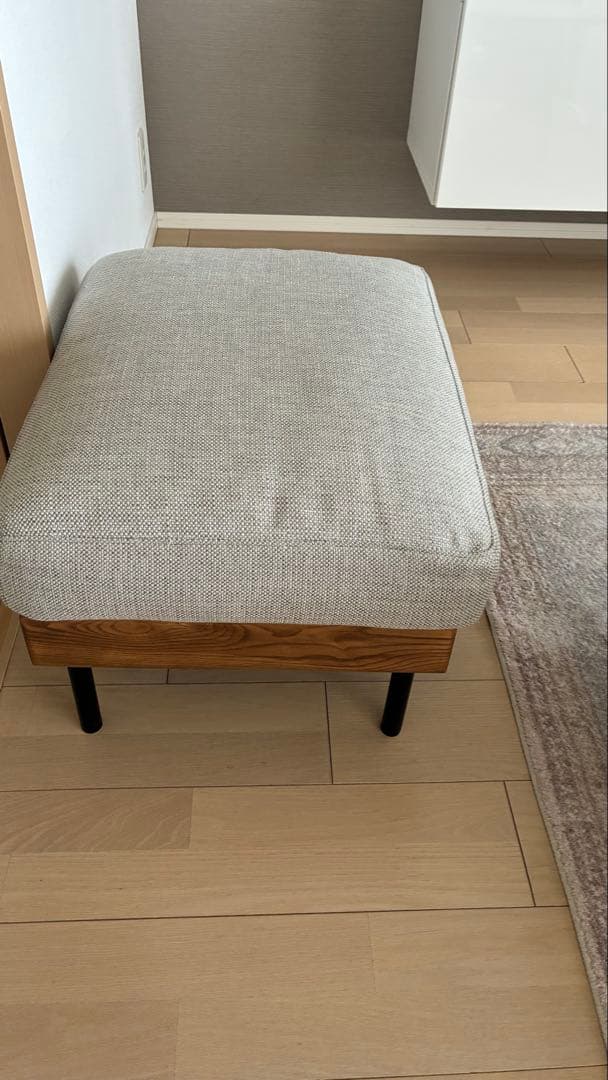 大人気unicoオットマン傷汚れなし美品⭐︎グレー