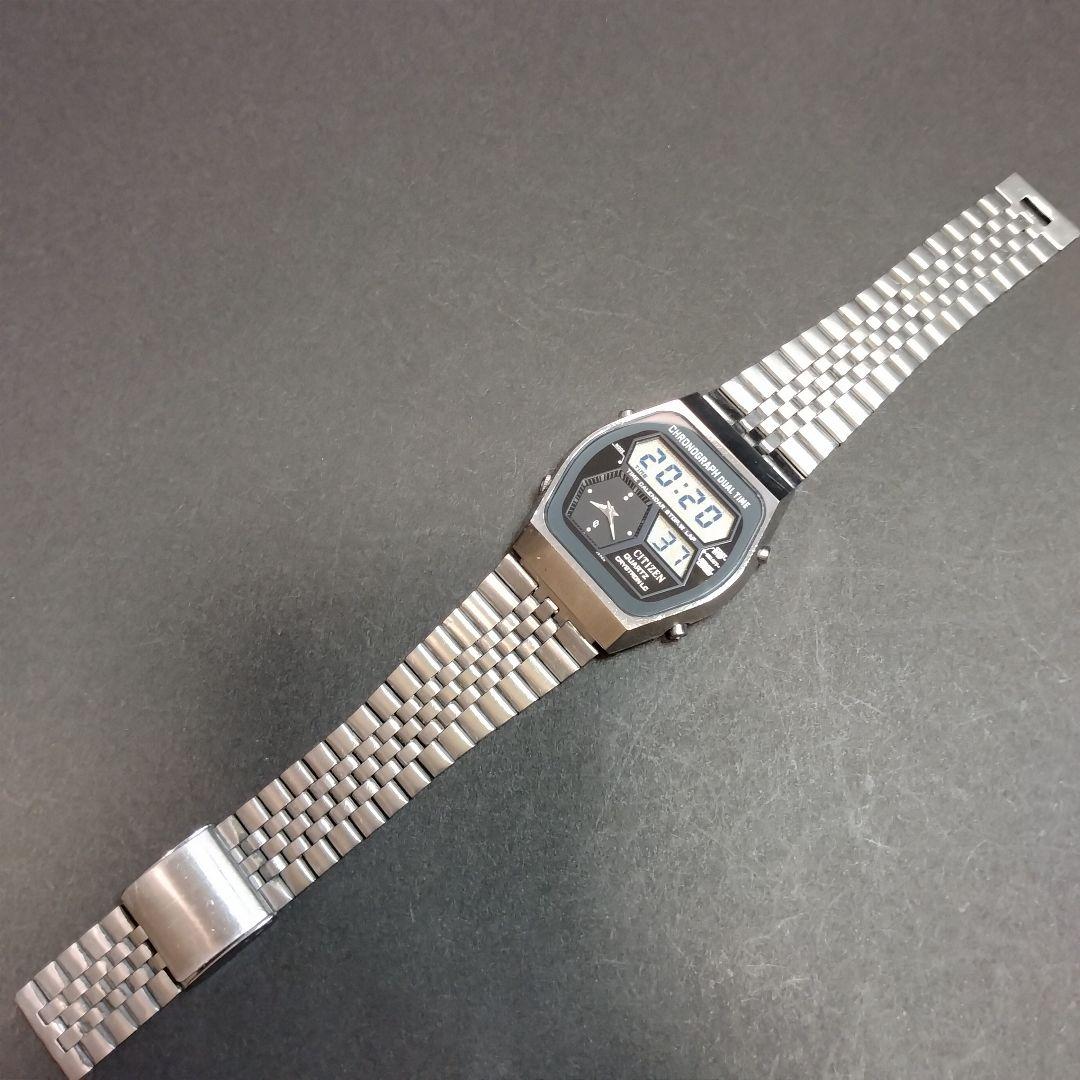 【レアカラー！70's VTG】シチズン クォーツ デジアナ 1st model