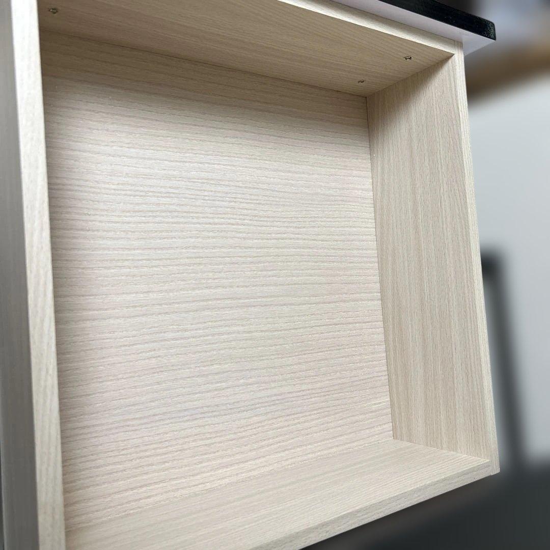 ブラック木製チェスト