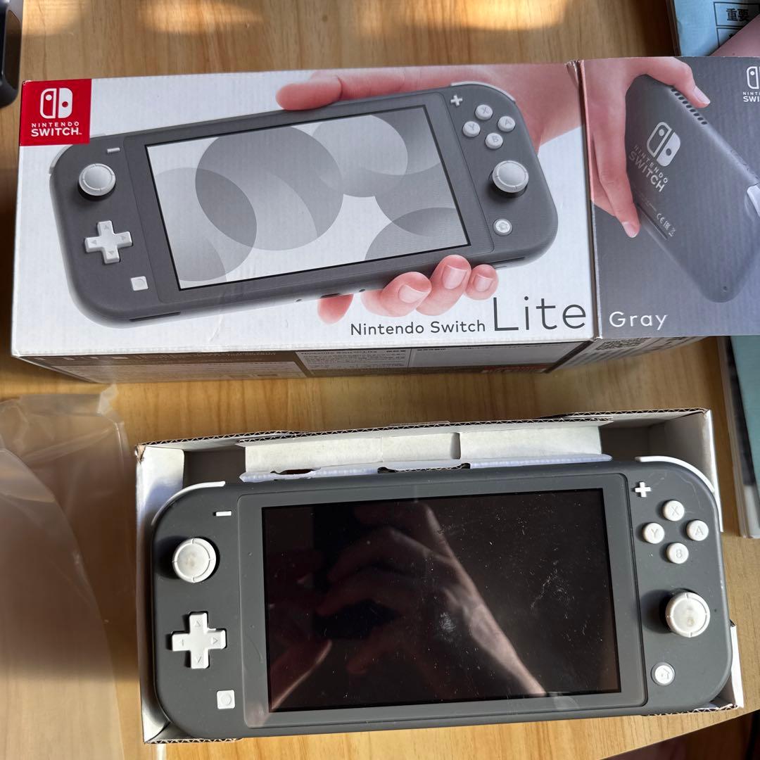 Nintendo Switch Lite Gray 本体（充電ケーブル欠品）
