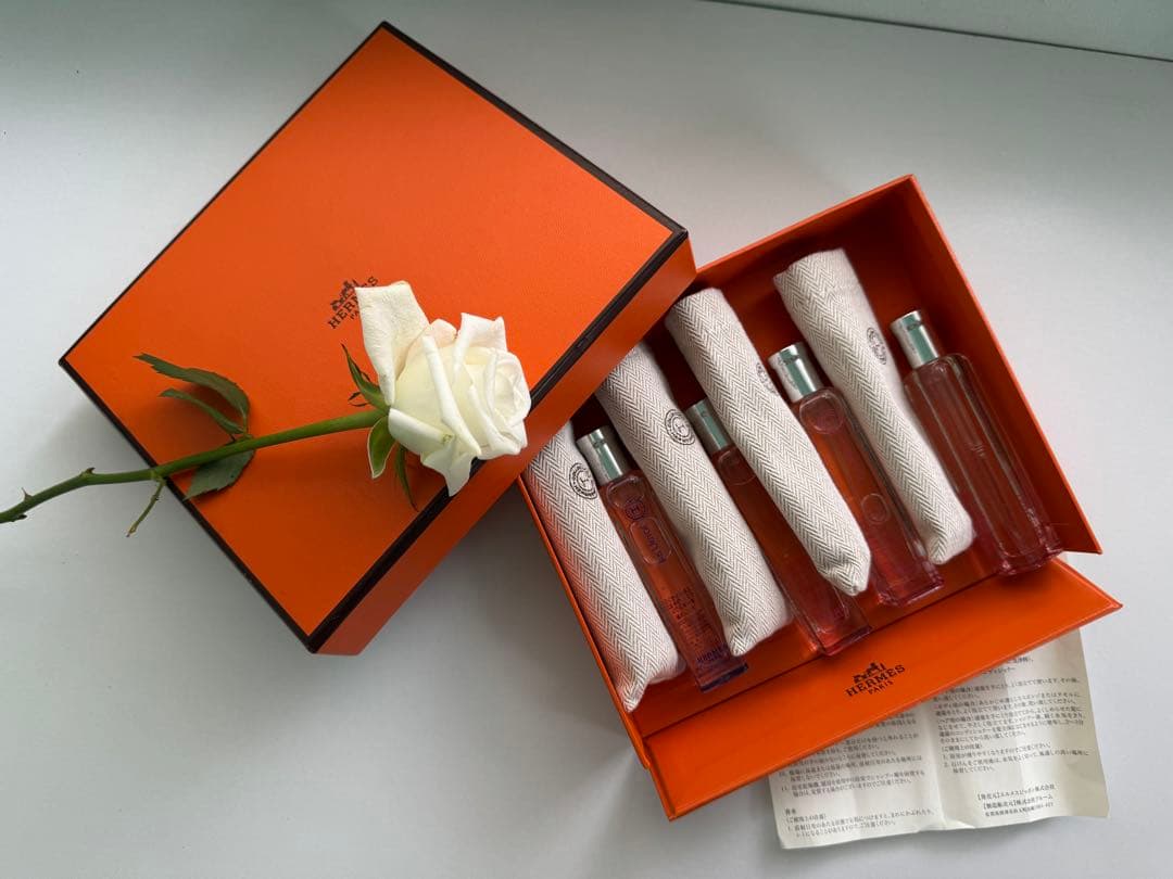 エルメス 　オードトワレ　 4本セット　ローズイケバナ　イリスウキヨエ　未使用