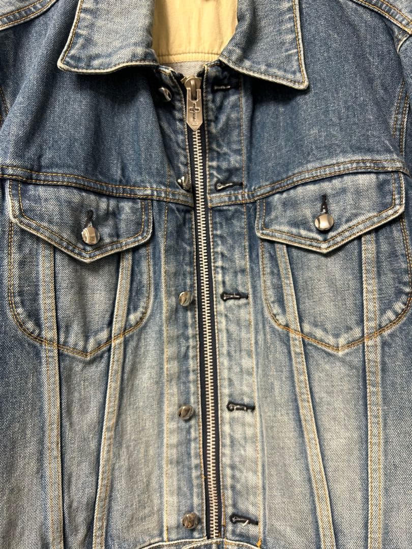 MASU デニムジャケット 46サイズ ライトブルー