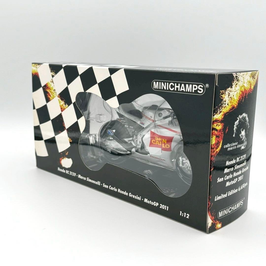 ミニチャンプス 1/12 HONDA RC212V 2011 シモンチェリ