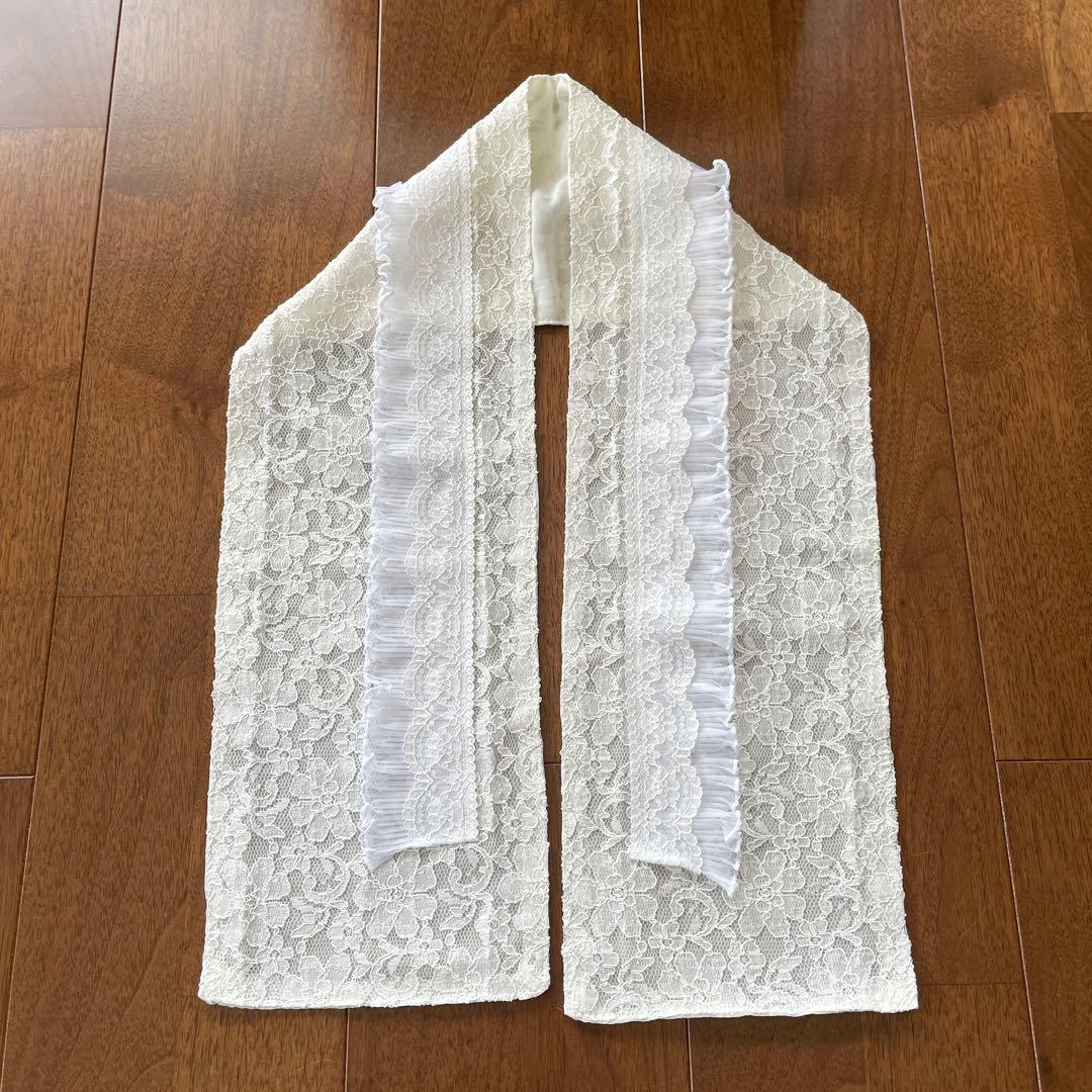 ふりふ　半衿　レース