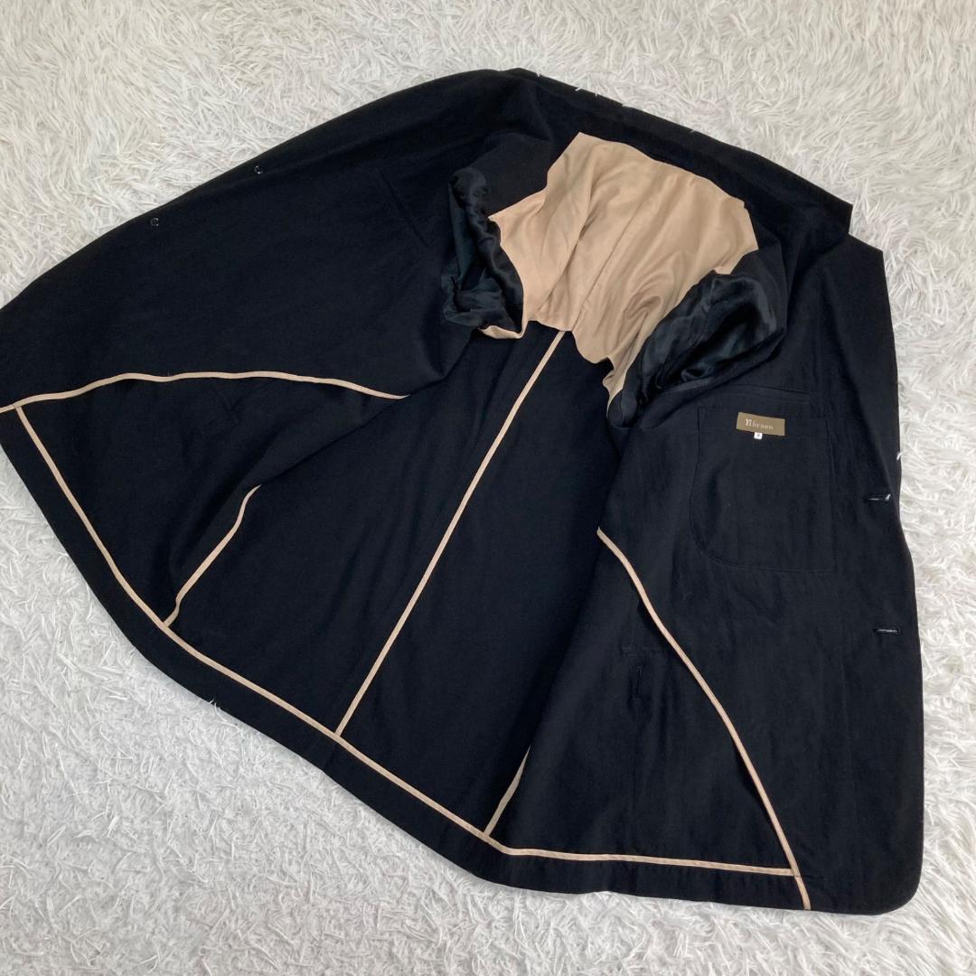 16046✨美品✨ワイズフォーメン ジャケット 茶タグ 黒 ブラック M
