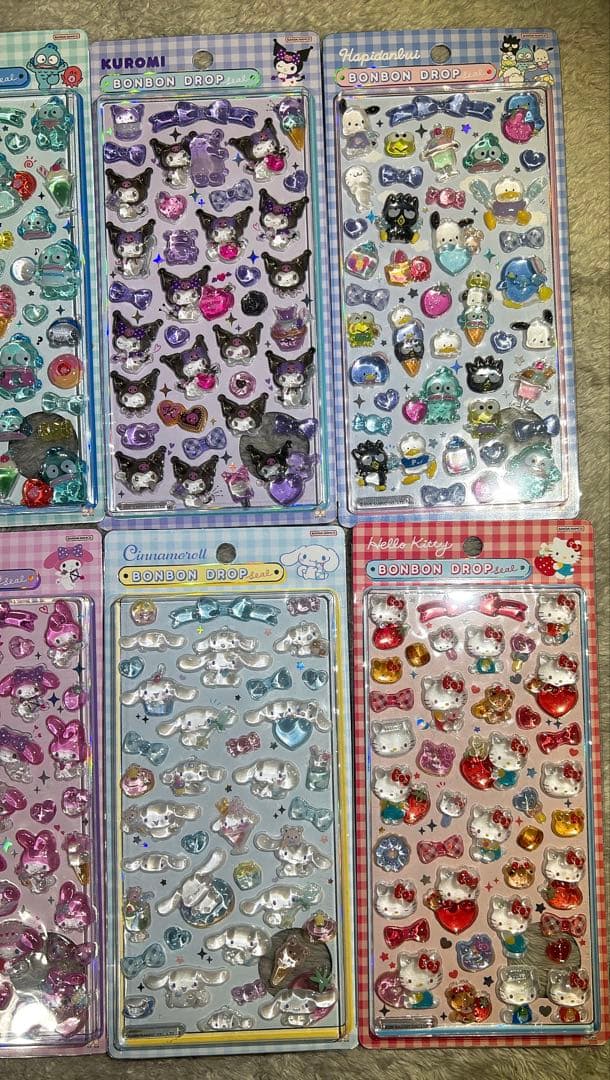 ★24時間以内発送 正規品 ボンボンドロップシール サンリオ 第二弾 8種★