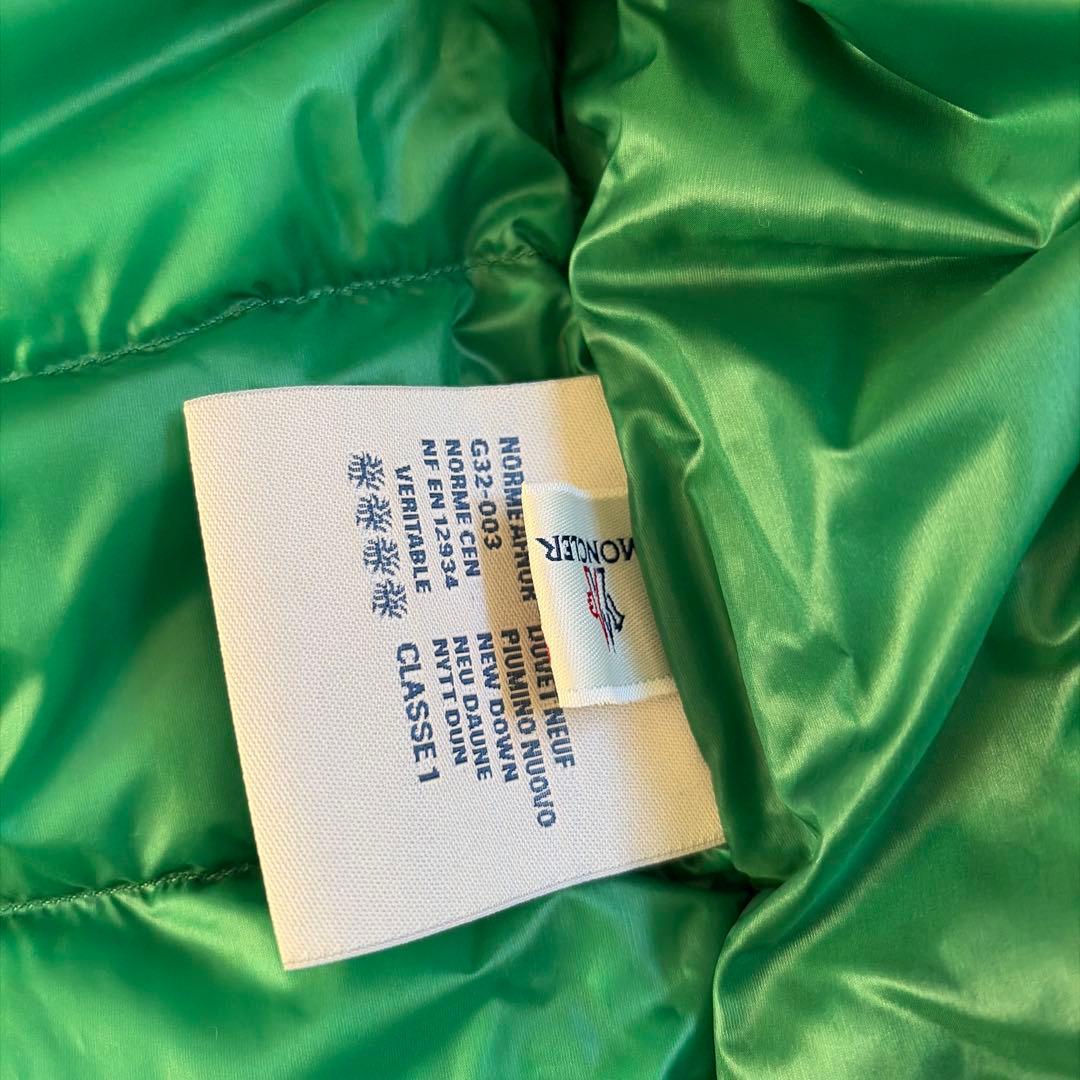 レアカラー　モンクレール　ダウンベスト　gui MONCLER グリーン