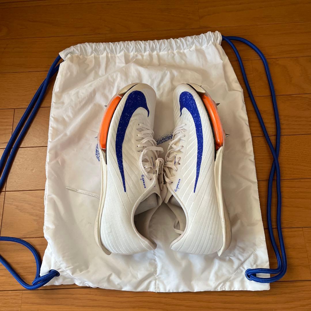 Nike Zoom Pro ホワイト/ブルー スパイクシューズ