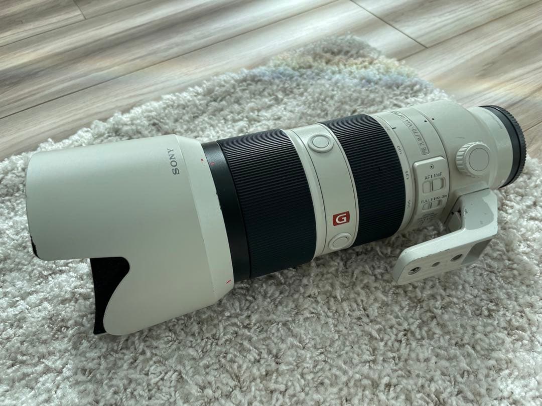 レッド　Sony FE 70-200mm F2.8 GM レンズ