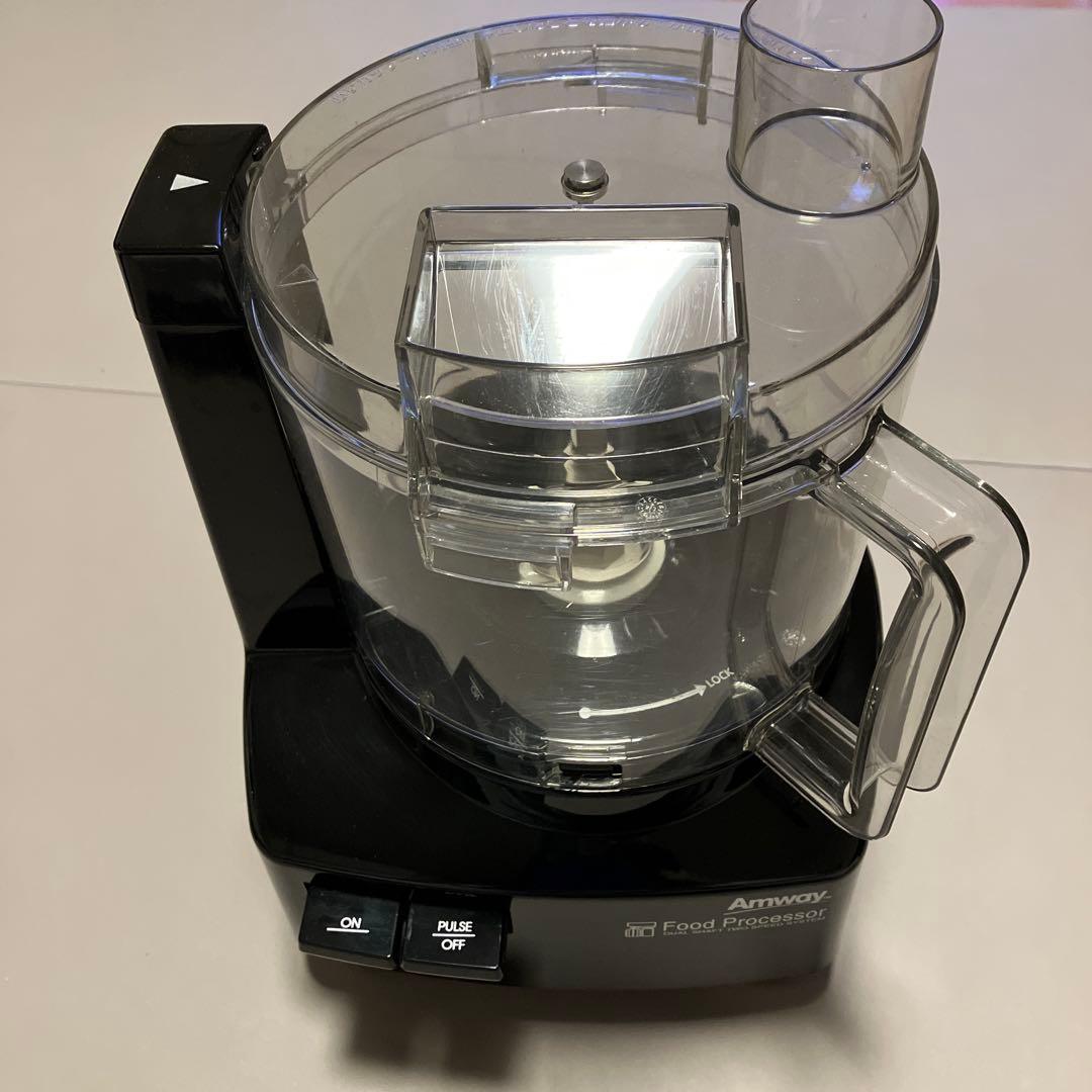 アムウェイ　フードプロセッサー 黒＋ケース付オプションパーツセット