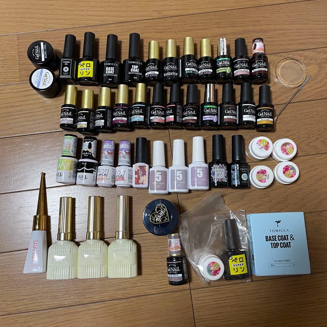 ジェルネイル　セルフネイル　セット売り　LED&UVネイルライト