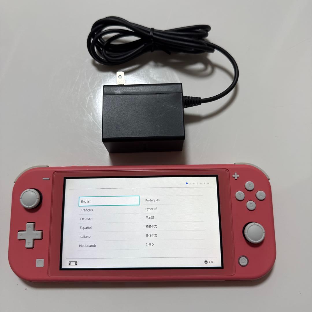 Nintendo Switch Lite コーラル　中古